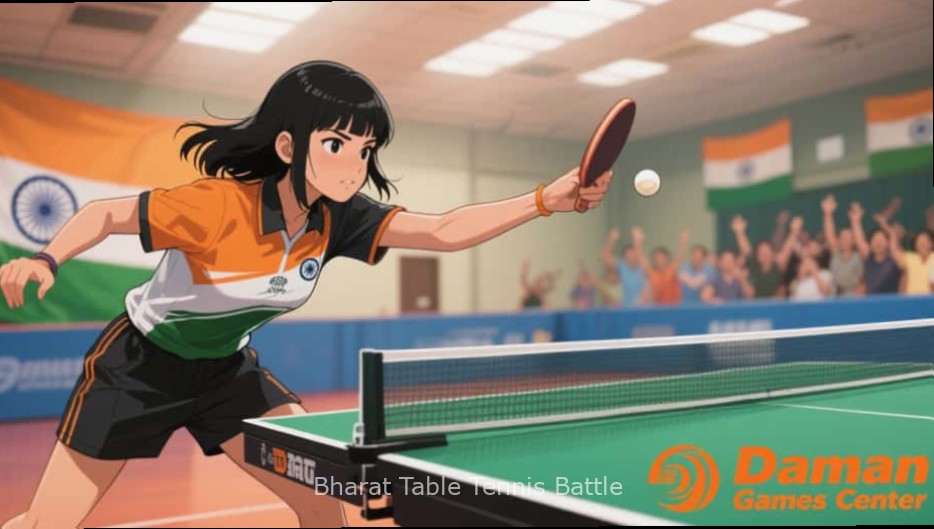 Bharat Table Tennis Battle Durga Puja Event Bharat Table Tennis Battle Durga Puja event poster with Bharat Table Tennis Battle watermark