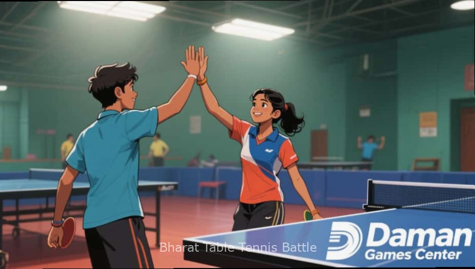 Bharat Table Tennis Battle Diwali Event Bharat Table Tennis Battle Diwali event poster with Bharat Table Tennis Battle watermark